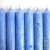Lot de 6 bougies st�arine v�g�tale bleu