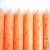 Lot de 6 bougies st�arine v�g�tale orange
