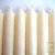 Lot de 6 bougies st�arine v�g�tale ivoire