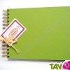Album photo recycl� olive 17x23cm 30 pages