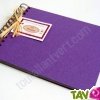 Album photo recycl� lavande 17x23cm 30 pages