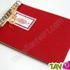 Album photo recycl� rouge 17x23cm 30 pages
