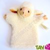 Agneau marionnette 100% laine 20cm