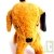 Peluche Chien Brun 24x23cm coton biologique