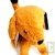 Peluche Chien Brun 24x23cm coton biologique