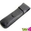 Etui en cuir noir avec 1 Stylo et 1 porte-mine r�tractables
