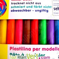P�te � modeler b�tons 10 couleurs �cologique et saine