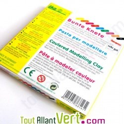 P�te � modeler b�tons 10 couleurs �cologique et saine