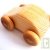 Mini voiture de courses en bois 7,5x5 cm