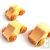 Mini voiture de courses en bois 7,5x5 cm
