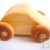 Mini voiture de courses en bois 7,5x5 cm