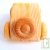 Petite voiture de courses en bois 10x6 cm