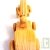 D�panneuse avec voiture en bois 20x6 cm