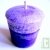 Bougie votive en st�arine Parfum lavande + verre recycl�