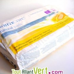 Serviettes hygi�niques naturelles pour la nuit, boite de 10