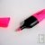 1 x Feutre surligneur "fluo" Rose rechargeable