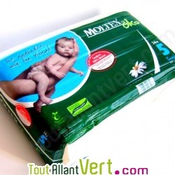 Couches biologiques Junior (11/25 kg) x34, Moltex