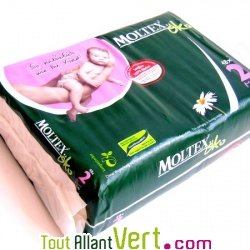 Couches biologiques Mini (3/6 kg) Nouveau mod�le S2 Lot x48