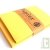 Enveloppes recycl�es rustiques jaune +cartes jaunes x20