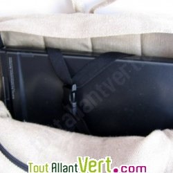 Sac � dos en chanvre biologique, 43x32x9cm, naturel