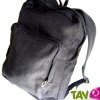 Sac � dos en chanvre biologique, 43x32x9cm, noir
