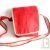 Sac � bandouliere Verona chanvre bio, 20x28x10cm rose/naturel
