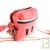 Sac � bandouliere Verona chanvre bio, 20x28x10cm rose/naturel