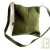 Sac � bandouliere Rainforest chanvre biologique, 30x27cm vert