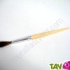 Pinceau bois naturel rond, crin de cheval taille 4