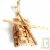 H�licopt�re en bois naturel � monter Equilibrist