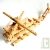 H�licopt�re en bois naturel � monter Equilibrist