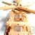 H�licopt�re en bois naturel � monter Equilibrist