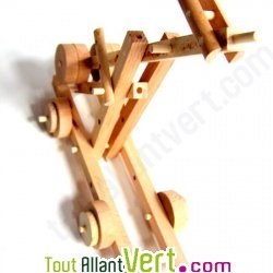 Tr�buchet M�di�val en bois naturel � monter Equilibrist