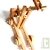 Tr�buchet M�di�val en bois naturel � monter Equilibrist