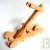 Catapulte en bois naturel � monter Equilibrist
