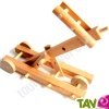 Catapulte en bois naturel � monter Equilibrist