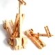 Catapulte en bois naturel � monter Equilibrist 20x15x6cm