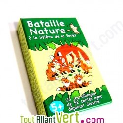 Jeu de cartes Bataille Nature � la lisi�re de la for�t