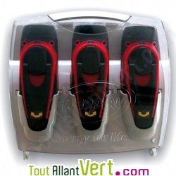Bo�tier d\'�clairage de secours : 3 Lampes autosuffisantes inclus