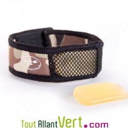 Bracelet anti-moustiques aux huiles essentielles Parakito Camouflage