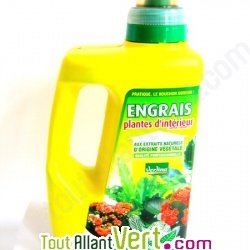 Engrais naturel v�g�tal pour plantes d\'int�rieur bio, 1 litre