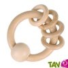 Hochet anneau en bois naturel b�b�, Heimess