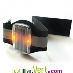Brassard de signalisation lumineuse solaire Anklelite de Pedalite