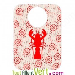 Bavoir b�b�, v�g�tal et biod�gradable, 25x35cm