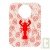 Bavoir b�b� homard, v�g�tal et biod�gradable, 25x35cm