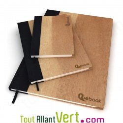 Cahier couverture bois FSC Quebook