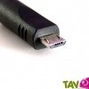 Adaptateur MICRO USB Deux grands traits sur les c�t�s, deux petits traits � l'int�rieur, 5 broches int�rieures 6mm x 5.5mm x 2mm approx.