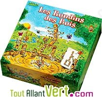 Jeu Rondins des bois: solidarit�, rigolo, en h�tre naturel