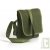 Sac � bandouliere Verona, chanvre bio, 20x28x10cm vert fonce/clair