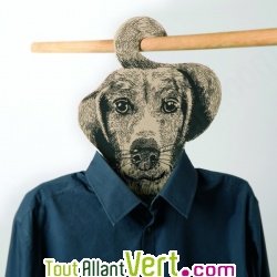 Cintre en carton d�coratif chien ou chat